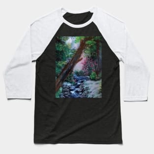 Almost fallen tree Baseball T-Shirt